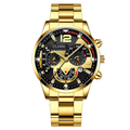 FULAIDA / GENEVA Men's Analog Metal Bracelet Watch