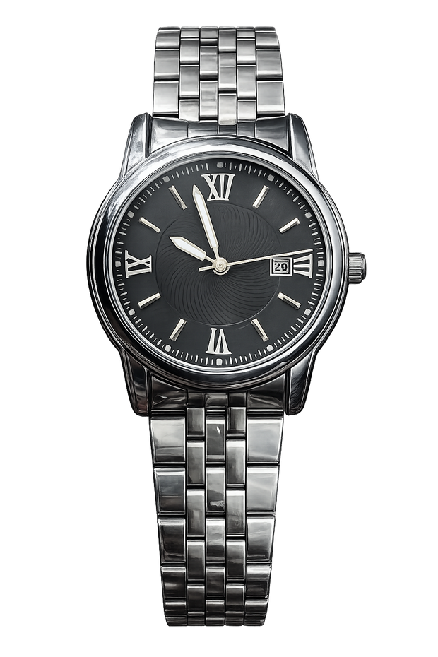 Lodge Women’s Classic Silver Stainless Steel Watch – Vintage Style