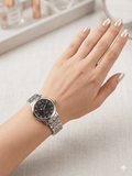 Lodge Women’s Classic Silver Stainless Steel Watch – Vintage Style