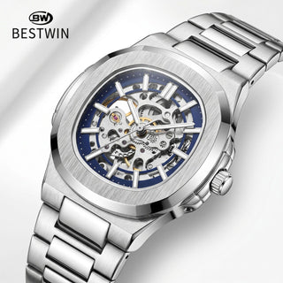 BESTWIN Skeleton Automatic Mechanical Men's Watch – 10 Styles