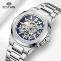 Men's Automatic Skeleton Watch – Luminous Waterproof Mechanical Wristwatch