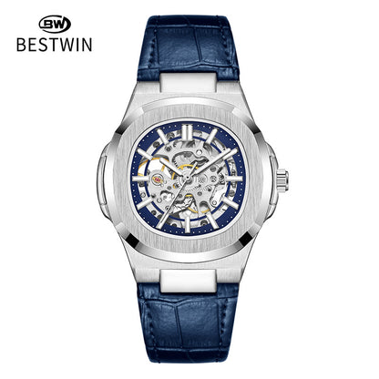 Men's Automatic Skeleton Watch – Luminous Waterproof Mechanical Wristwatch