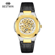 Men's Automatic Skeleton Watch – Luminous Waterproof Mechanical Wristwatch