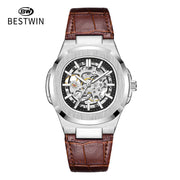 Men's Automatic Skeleton Watch – Luminous Waterproof Mechanical Wristwatch