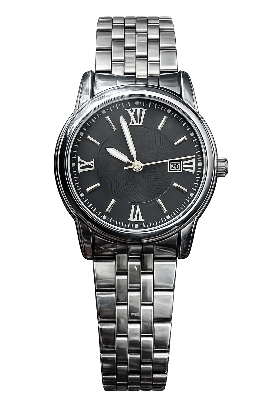 Lodge Women’s Classic Silver Stainless Steel Watch – Vintage Style