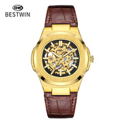 Men's Automatic Skeleton Watch – Luminous Waterproof Mechanical Wristwatch